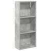 vidaXL Armario de pared para ba&ntilde;o Gris Concreto 30 x 14 x 70 cm