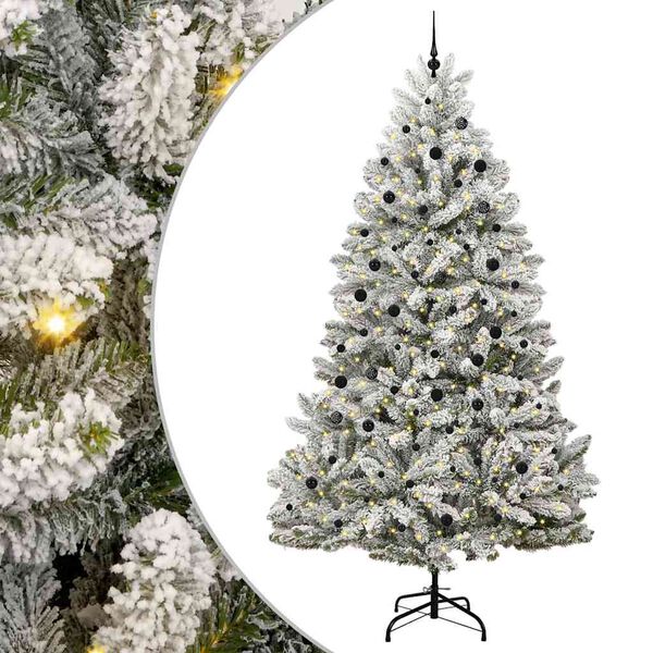 vidaXL &Aacute;rbol de Navidad artificial Verde y 300 cm PVC y Metal