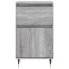 vidaXL Aparador madera de ingenier&iacute;a gris Sonoma 40x35x70 cm