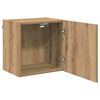 vidaXL Mueble de TV Montado en la Pared Roble artesanal 40,5x30x40cm