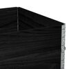 vidaXL Collares de palets 2 uds madera maciza de pino negro 120x80 cm