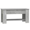 vidaXL Mesa de centro madera de ingenier&iacute;a gris hormig&oacute;n 101x49x52 cm