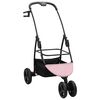 vidaXL Carrito Plegable para Mascotas Ajustable Rosa 78 x 54 x 101 cm