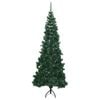vidaXL &Aacute;rbol de Navidad Artificial de Esquina Verde 180 cm PVC y Metal