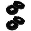 vidaXL Cabezal de cepillo para pulidora de suelos 4 uds. &Oslash; 13 cm Negro