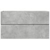 vidaXL Armario pared ba&ntilde;o madera ingenier&iacute;a gris hormig&oacute;n 80x38,5x45cm