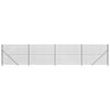 vidaXL Cerca de alambre con brida gris antracita 1,4x10 m