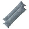 vidaXL Funda de almohada HEERLEN Azul Claro 40 x 145 cm Tela Chenille