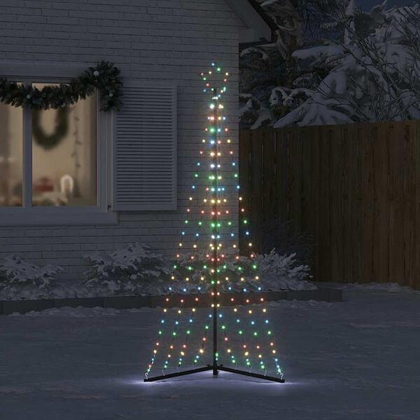 vidaXL &Aacute;rbol de Navidad LED 339 LEDs de colores 187 cm