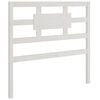 vidaXL Cabecero de cama madera maciza de pino blanco 95,5x4x100 cm