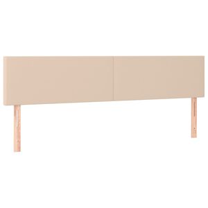 vidaXL Cabeceros capuchino 180x5x78/88 cm cuero sint&eacute;tico