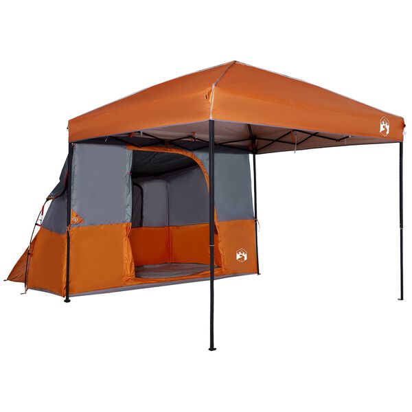 vidaXL Juego de Tienda de Camping 2 pcs Naranja Tafet&aacute;n y Tela