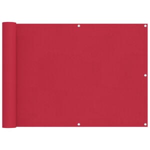 vidaXL Pantalla de Balc&oacute;n 75 x 300 cm Tela Oxford Rectangular Burdeos