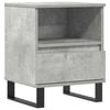 vidaXL Mesita de noche madera de ingenier&iacute;a gris hormig&oacute;n 40x35x50 cm