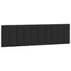vidaXL Cabecero de cama acolchado Hanko terciopelo negro 180 cm