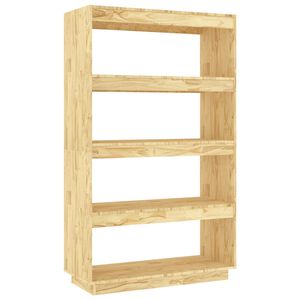 vidaXL Estanter&iacute;a/divisor de espacios madera maciza pino 80x35x135 cm
