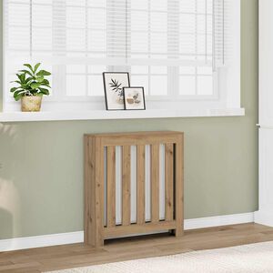 vidaXL Cubierta radiador madera ingenier&iacute;a roble artisan 78x20x82 cm
