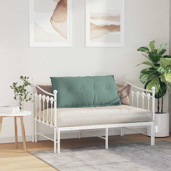 vidaXL Coj&iacute;n de Espalda Verde Mar 100 x 50 cm Tela de pana