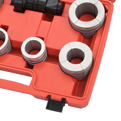 vidaXL Ensanchadores de tuberías 8 piezas acero al carbono y aluminio