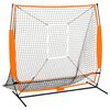 vidaXL Red de pr&aacute;ctica multideporte beisbol negra 174x76x158,5 cm