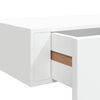 vidaXL Estante con cajón de pared MDF blanco 40x23,5x10 cm