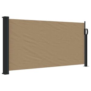 vidaXL Toldo lateral retr&aacute;ctil gris taupe 100x300 cm