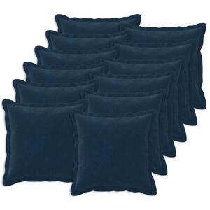 vidaXL Funda de almohada 12 uds. HOUTEN Azul 40 x 40 cm