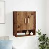 vidaXL Armario de Pared Madera vieja 60 x 31 x 70 cm