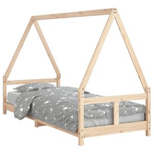 vidaXL Estructura de cama para ni&ntilde;os madera maciza de pino 80x200 cm