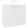 vidaXL Bolsas de papel con asas 250 uds blanca 54x15x49 cm