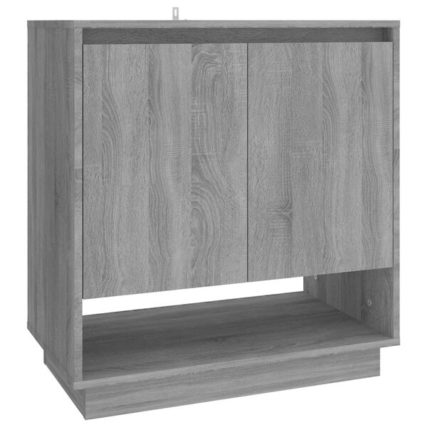 vidaXL Aparador de madera de ingenier&iacute;a gris Sonoma 70x41x75 cm