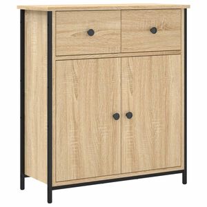 vidaXL Aparador de madera de ingenier&iacute;a roble Sonoma 70x30x80 cm