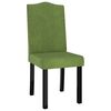 vidaXL Sillas de comedor 2 unidades de terciopelo verde claro