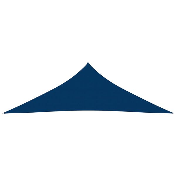 vidaXL Toldo de vela triangular tela Oxford azul 5x5x6 m