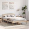 vidaXL Estructura de cama Natural 120 x 200 cm Madera de pino macizo