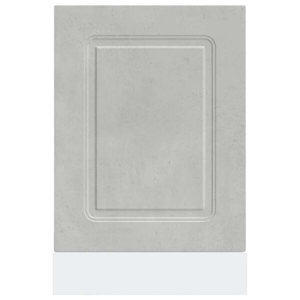 vidaXL Panel para lavavajillas&nbsp;Kalmar&nbsp;gris hormig&oacute;n&nbsp;45x1,5x67 cm