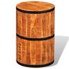 vidaXL Taburete de bar madera de mango rugosa