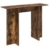 vidaXL Mesa Consola Roble Ahumado 100 x 30 x 75 cm