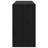 vidaXL Aparador 3 pcs Roble Negro 70 x 41 x 75 cm Madera de ingenier&iacute;a