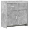 vidaXL Aparador Gris Hormig&oacute;n 75 x 36 x 80 cm Madera de ingenier&iacute;a