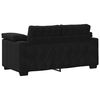 vidaXL Sofá Loveseat Terciopelo Negro 120 cm