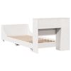 vidaXL Estructura de cama sin colch&oacute;n madera de pino blanca 90x200 cm