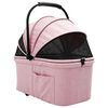 vidaXL Carrito Plegable para Mascotas Ajustable Rosa 81 x 47 x 99 cm