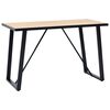 vidaXL Mesa de comedor de MDF color roble 120x60x75 cm