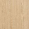 vidaXL Banco con almacenaje madera ingenier&iacute;a roble Sonoma 102x42x46cm