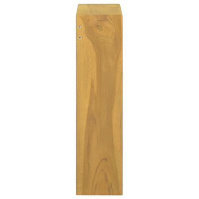 vidaXL Mueble con espejo madera maciza de teca 30x10x40 cm