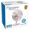 Bestron Ventilador de mesa retro DFT35R rosa 35 cm 35 W