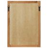 vidaXL Espejo de madera maciza de roble 50x70 cm