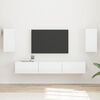 vidaXL Conjunto de mueble de TV 5 pcs brillante Madera de ingenier&iacute;a
