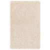vidaXL Alfombrilla de ba&ntilde;o antideslizante Crema 50 x 80 cm PP